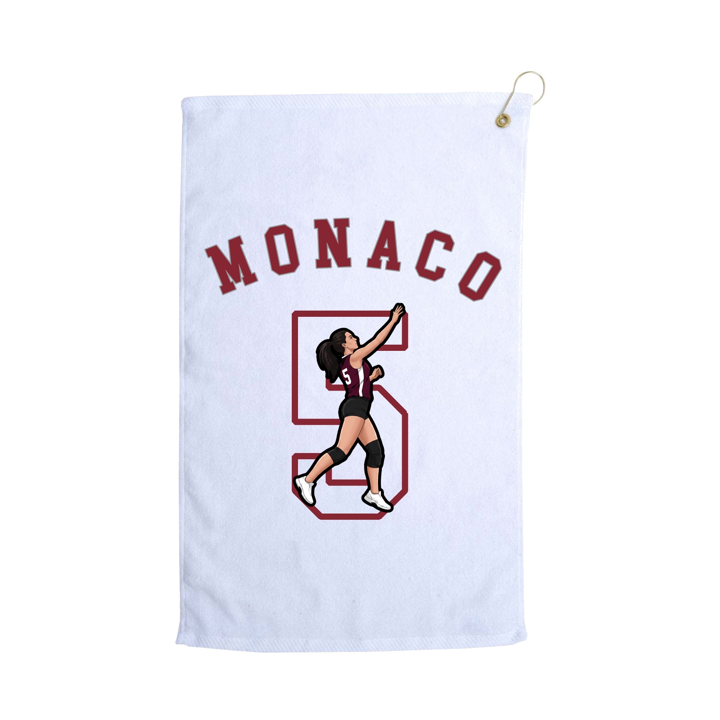 Golf Towel — Shirsey Arch in White