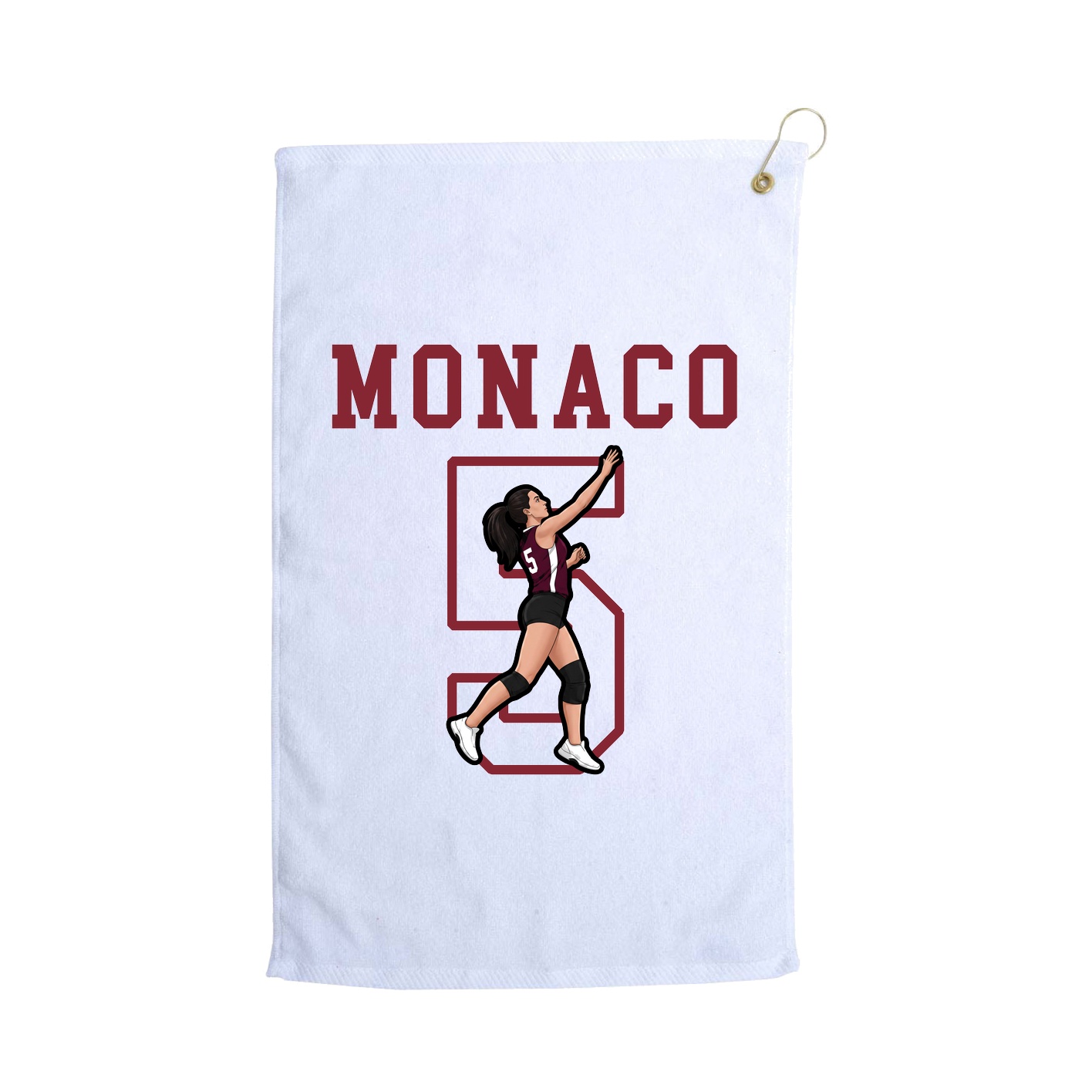 Golf Towel — Shirsey in White