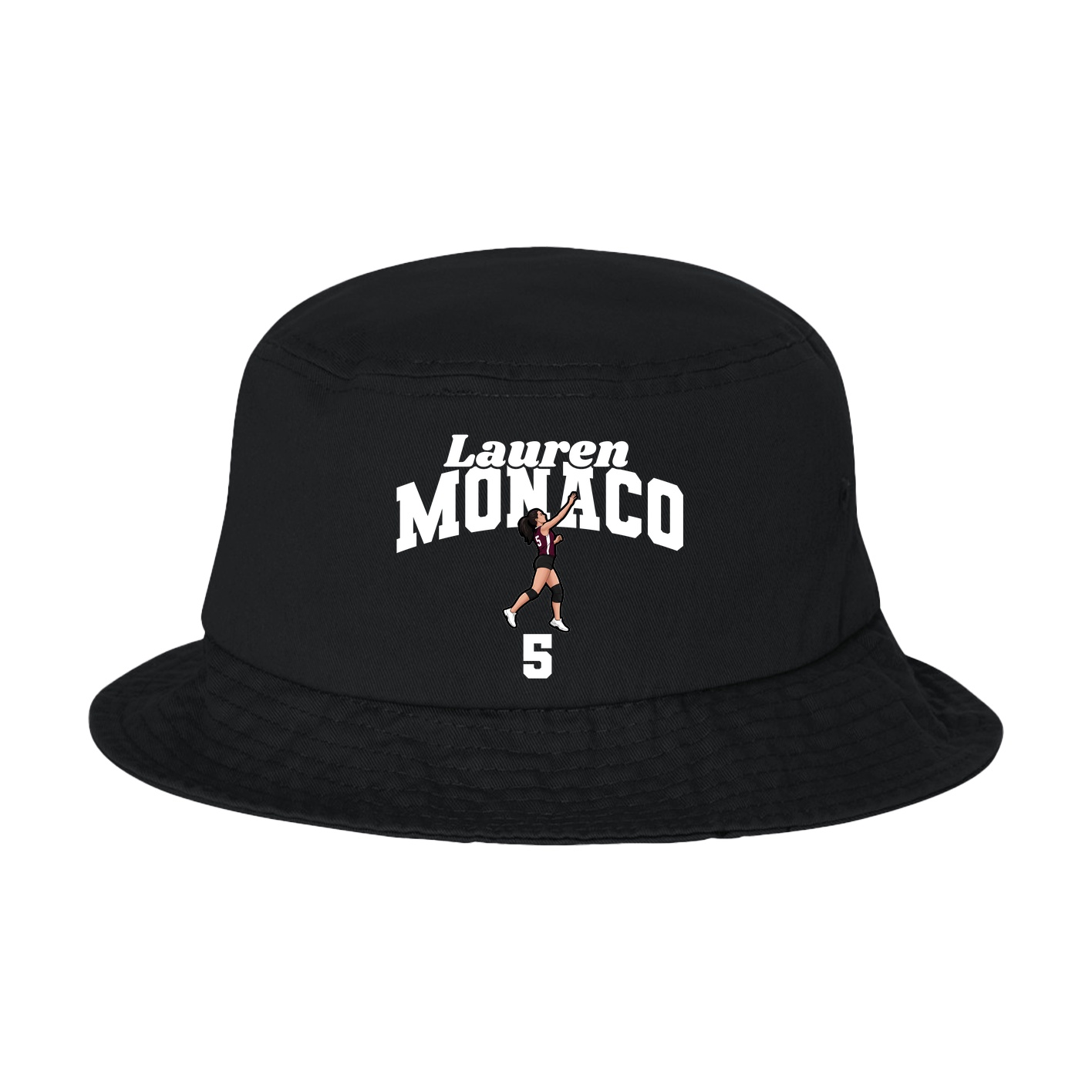 Bucket Cap — Signature Arch in Black