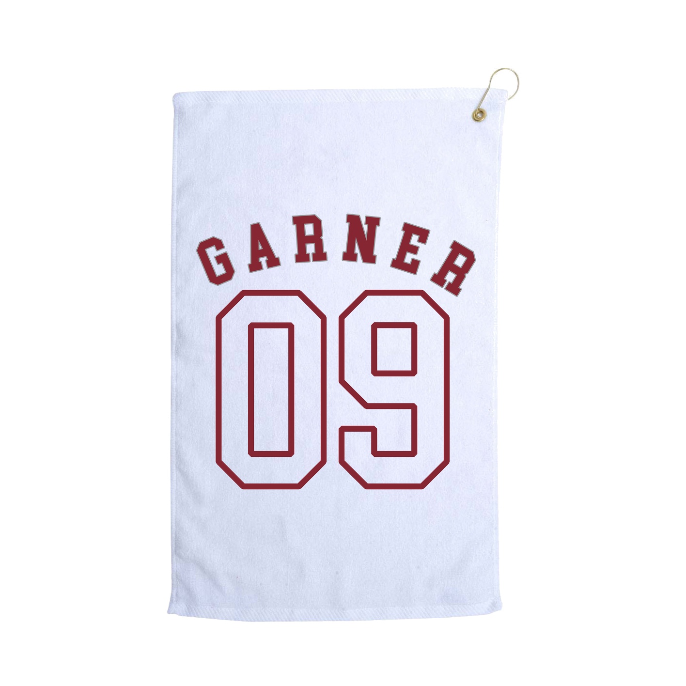 Golf Towel — Shirsey Arch in White