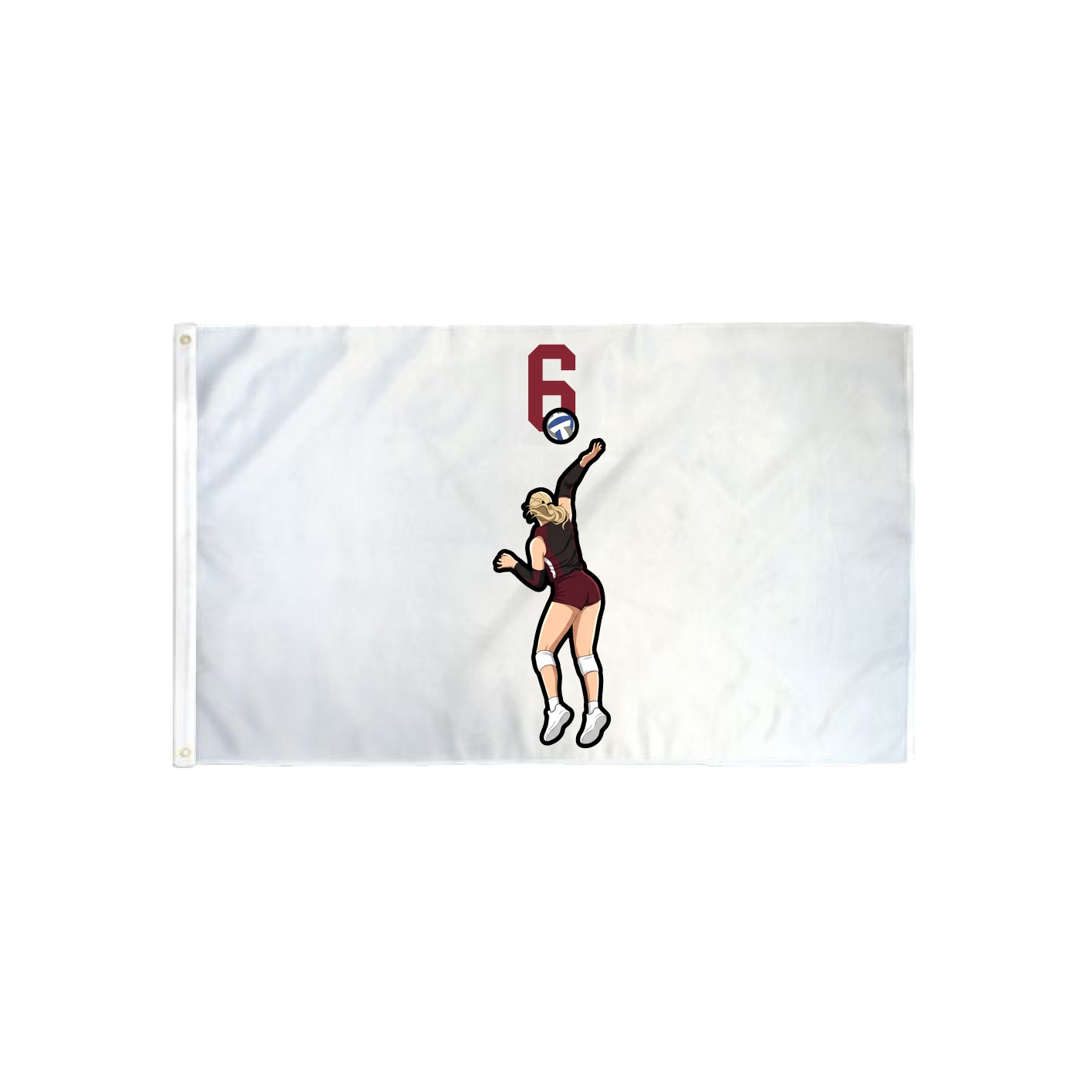 3x5 Flag — Number Top in Classic