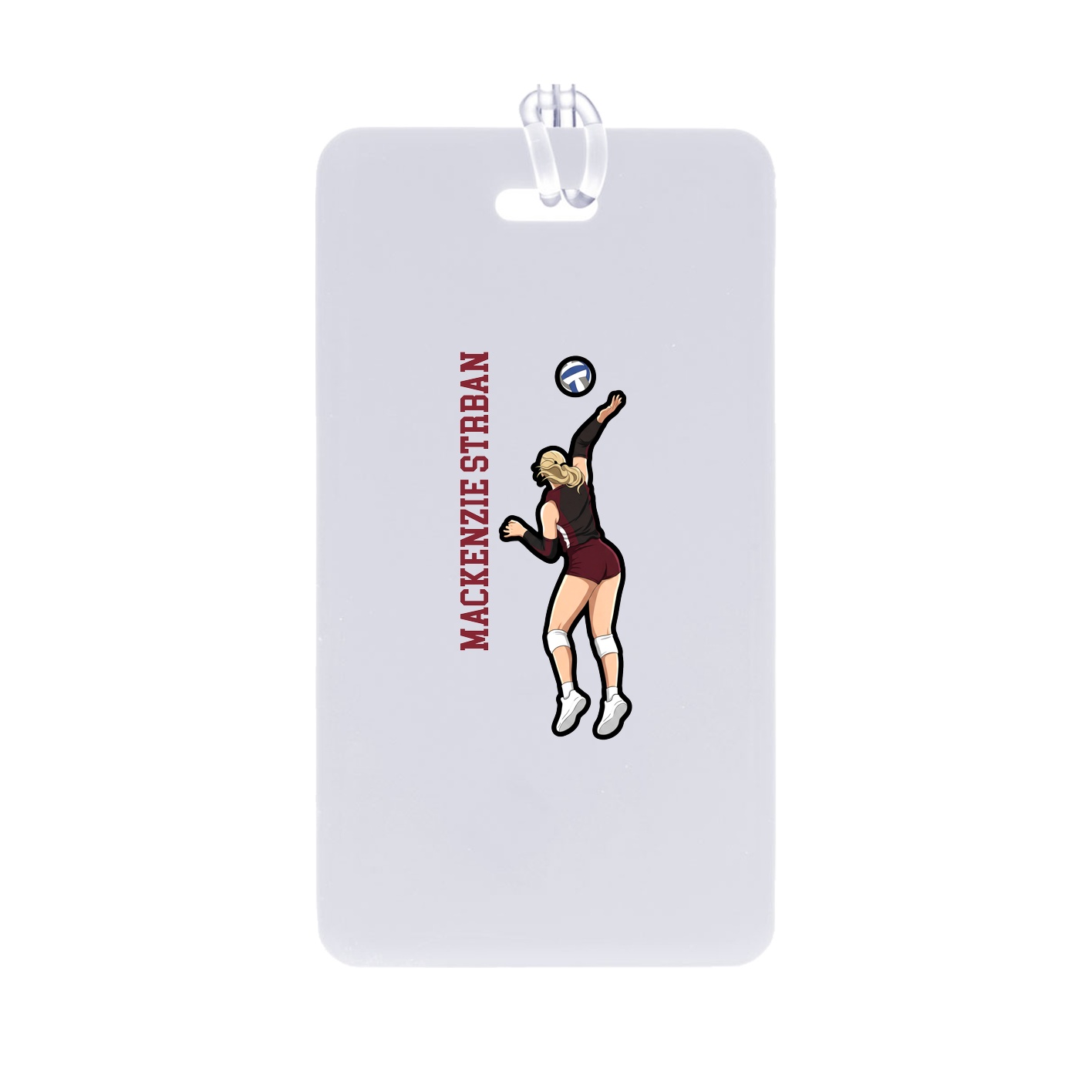 Bag Tag — Name Vertical in Classic