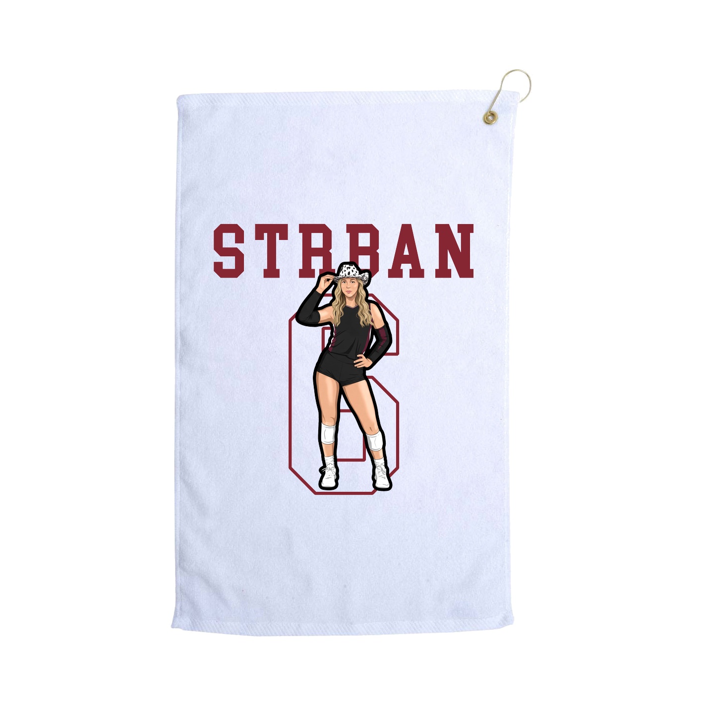 Golf Towel — Shirsey in White