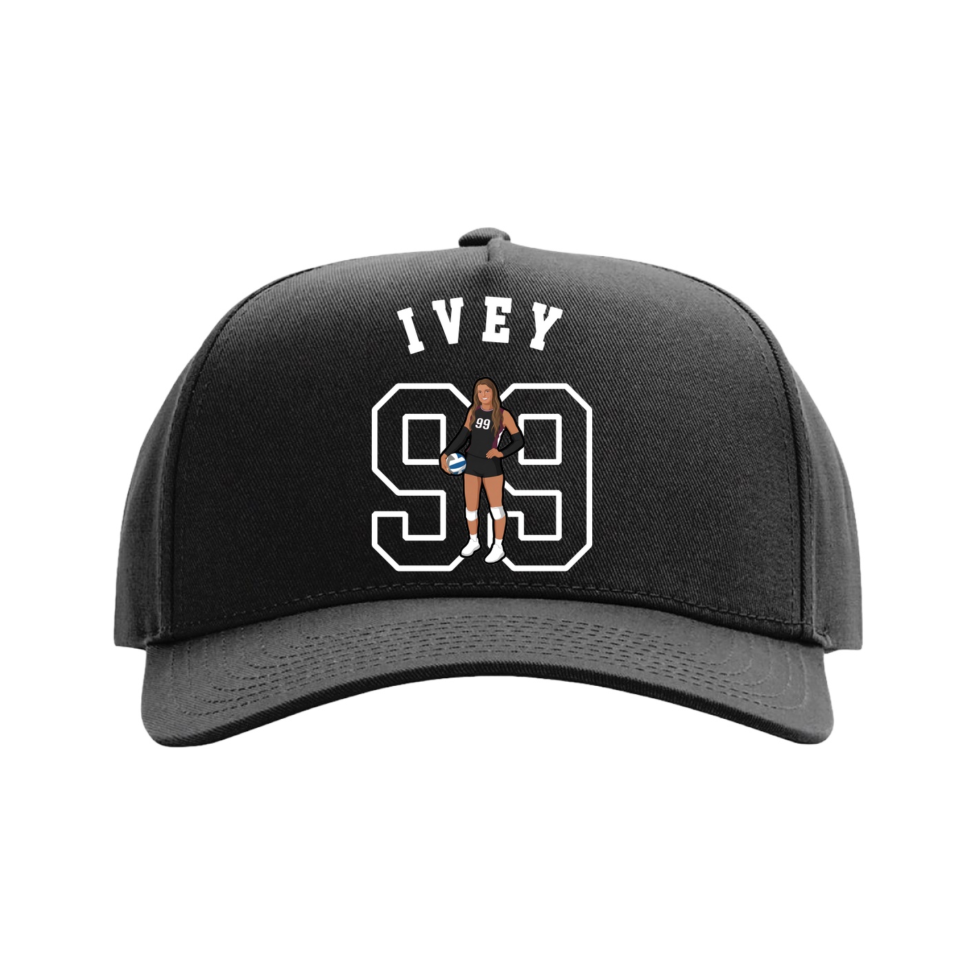 Full Fabric Five-Panel Champ Cap
