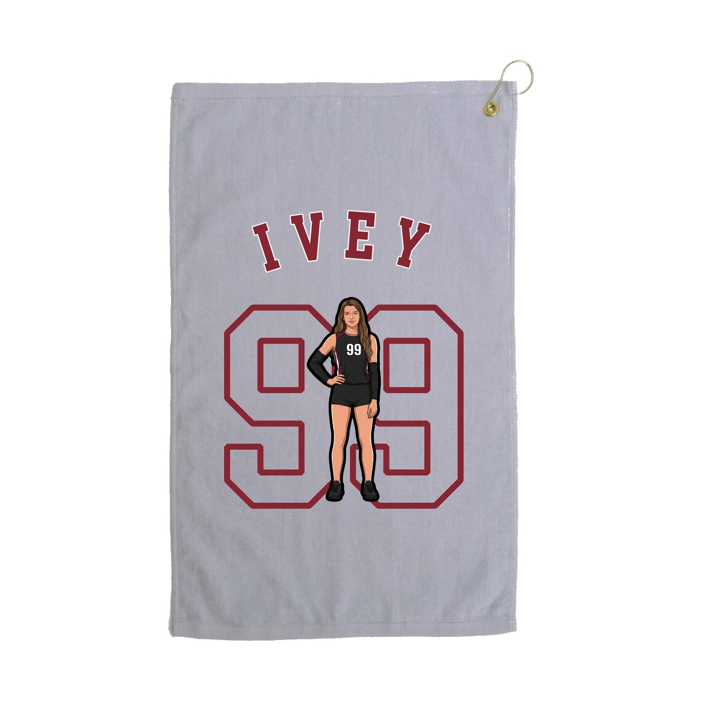 Golf Towel — Shirsey Arch in Grey
