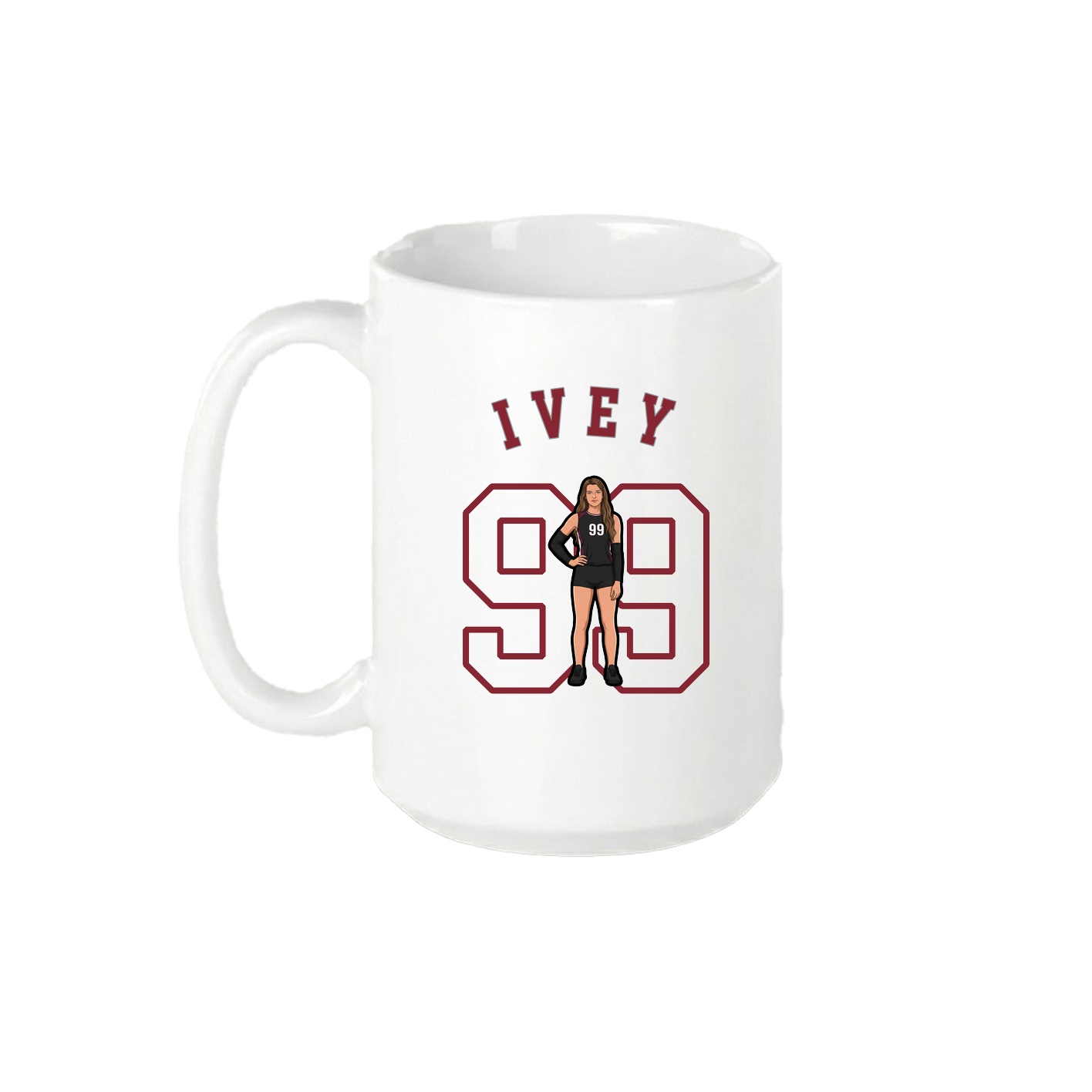 15oz Coffee Mug — Shirsey Arch in White