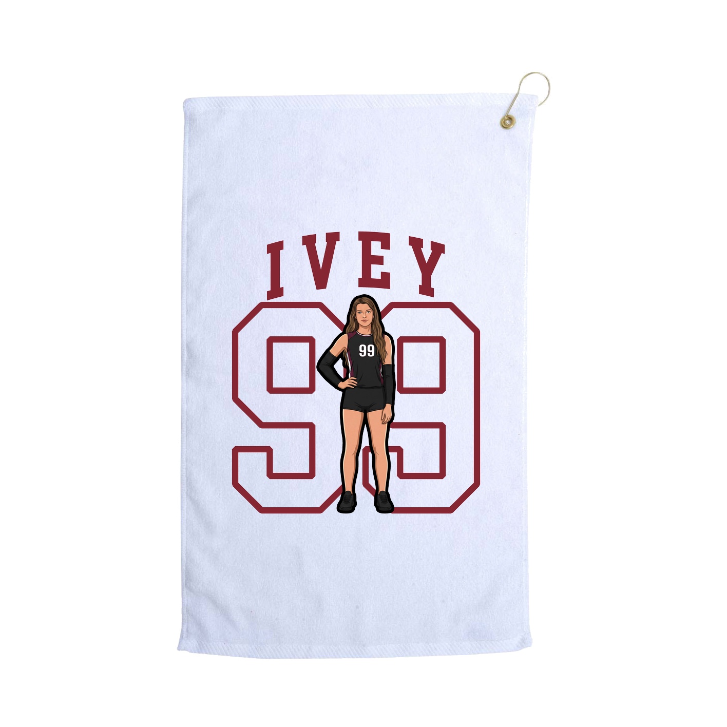 Golf Towel — Shirsey in White