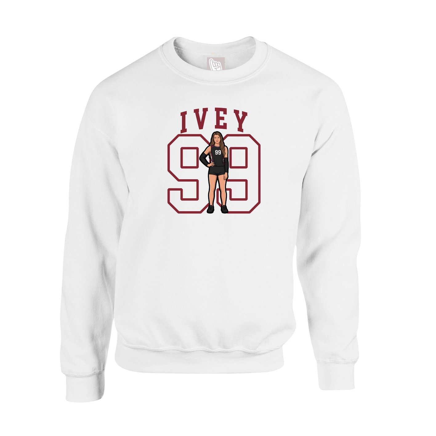 Fleece Crew — Shirsey in White