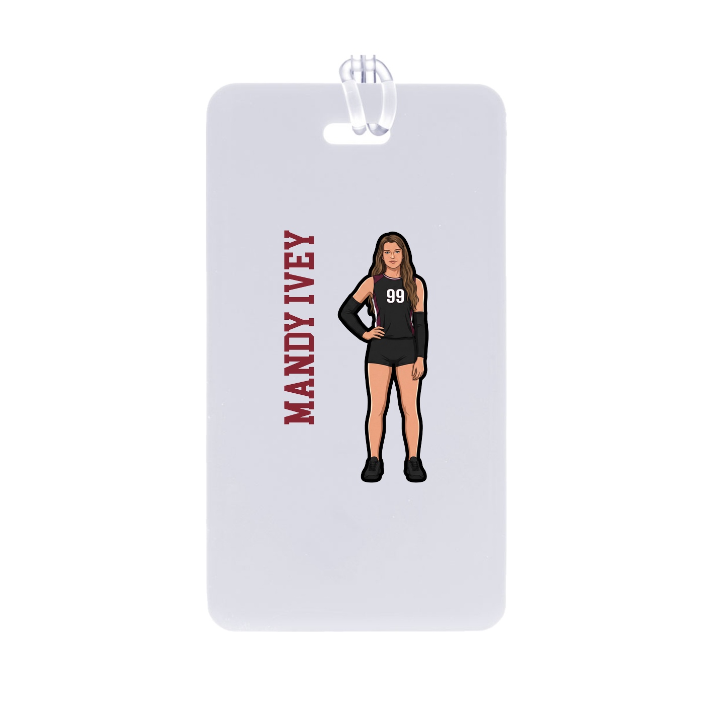 Bag Tag — Name Vertical in Classic