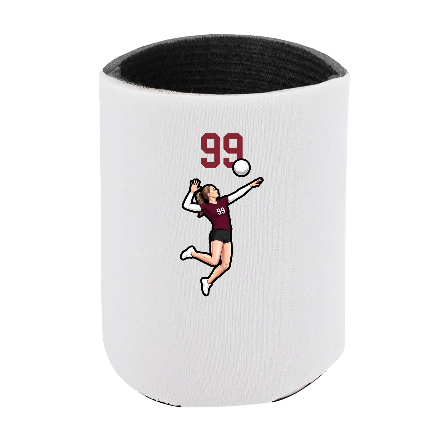 Can Holder — Number Top in White