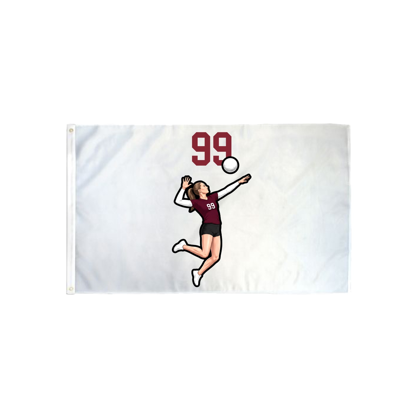 3x5 Flag — Number Top in Classic