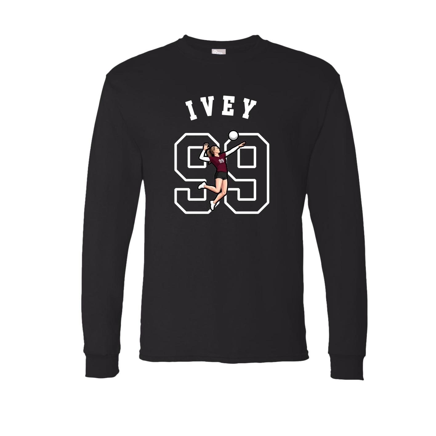 Long Sleeve Tee — Shirsey Arch in Black