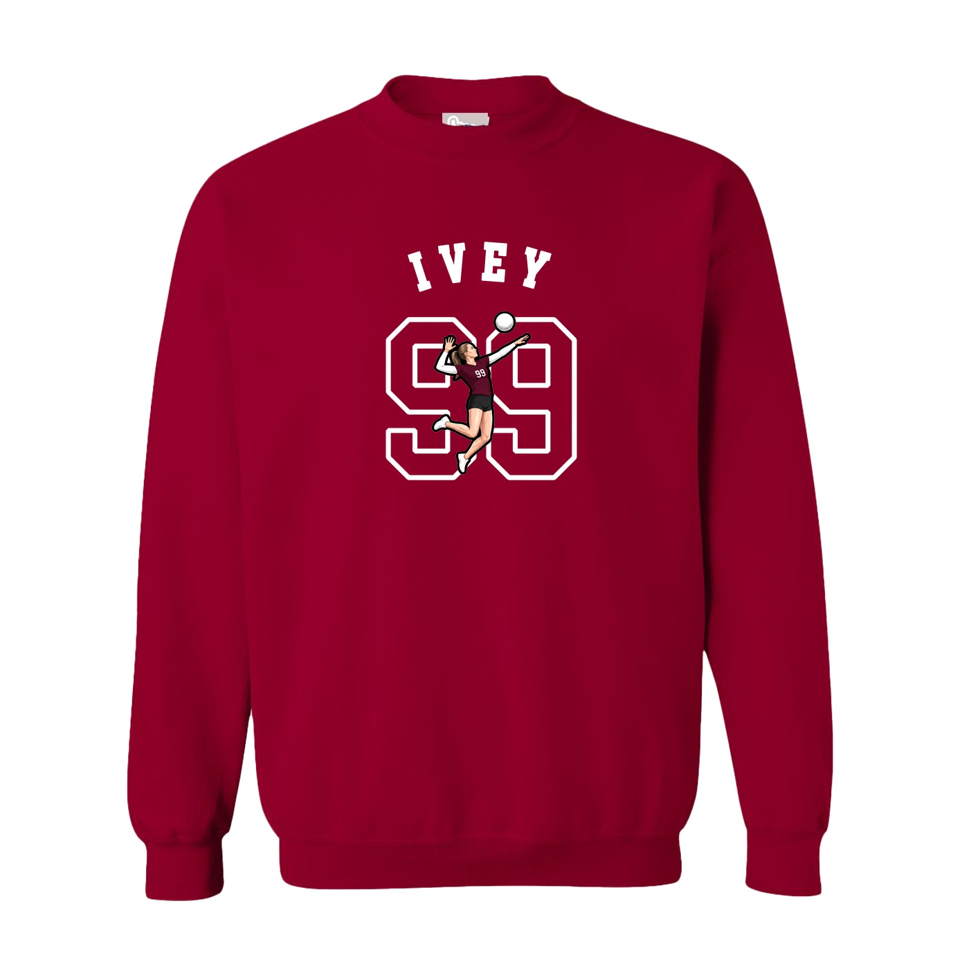 Fleece Crew — Shirsey Arch in Cardinal