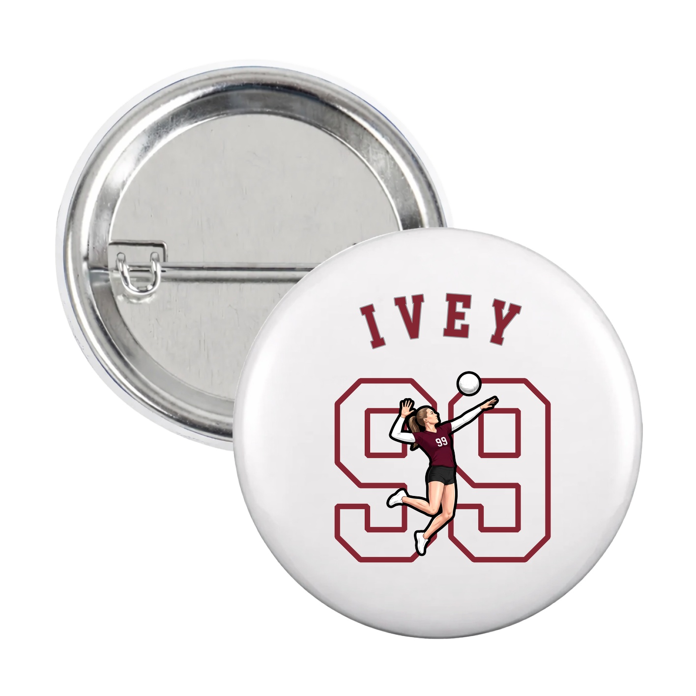 Game Day Button — Shirsey Arch in White
