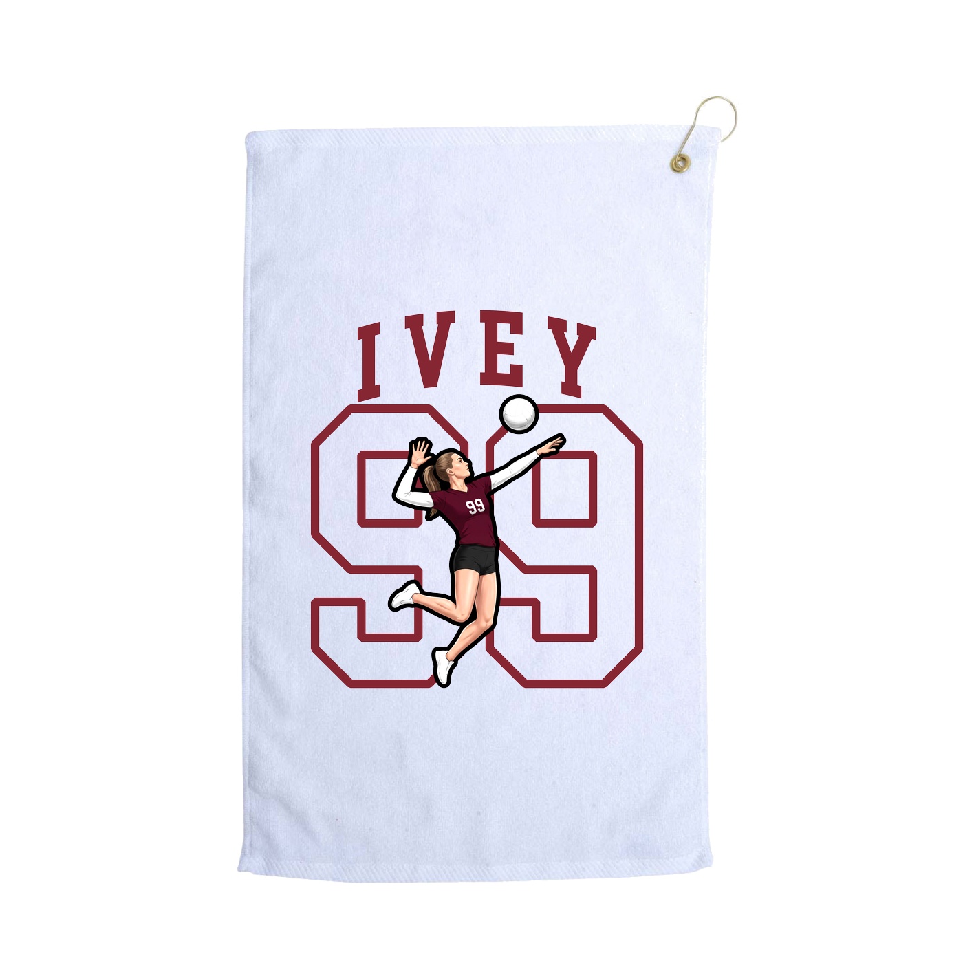 Golf Towel — Shirsey in White