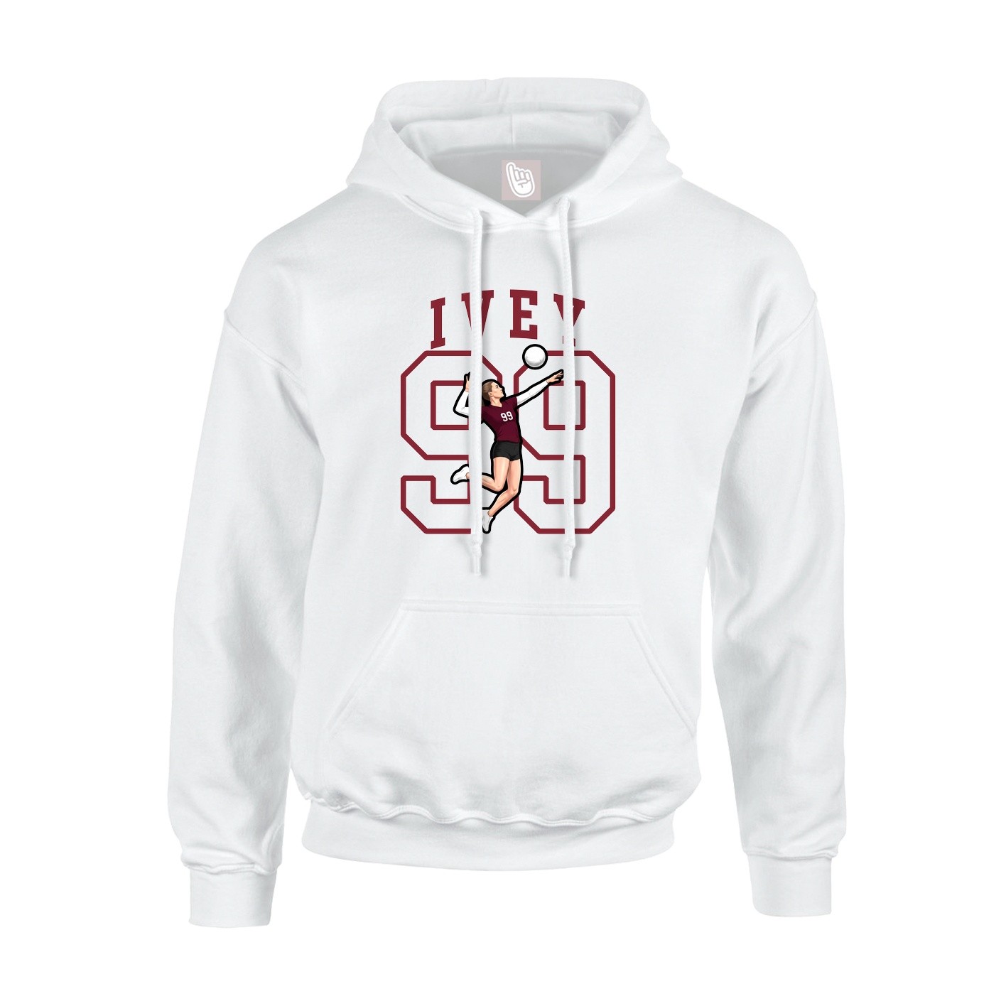 Youth Hoodie — Shirsey in White