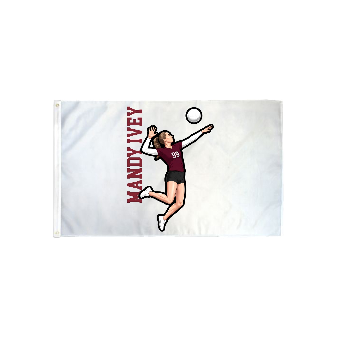3x5 Flag — Name Vertical in Classic
