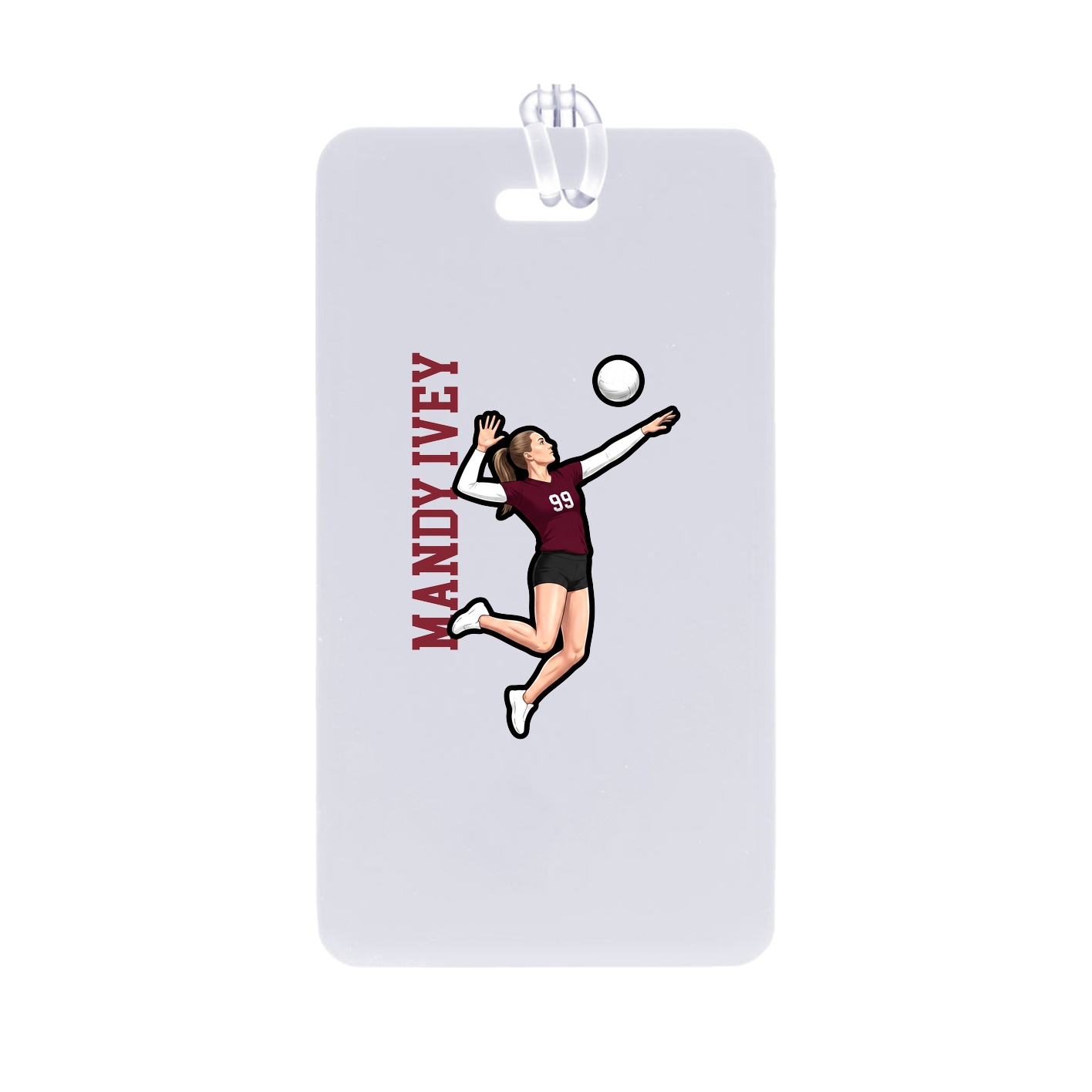 Bag Tag — Name Vertical in Classic