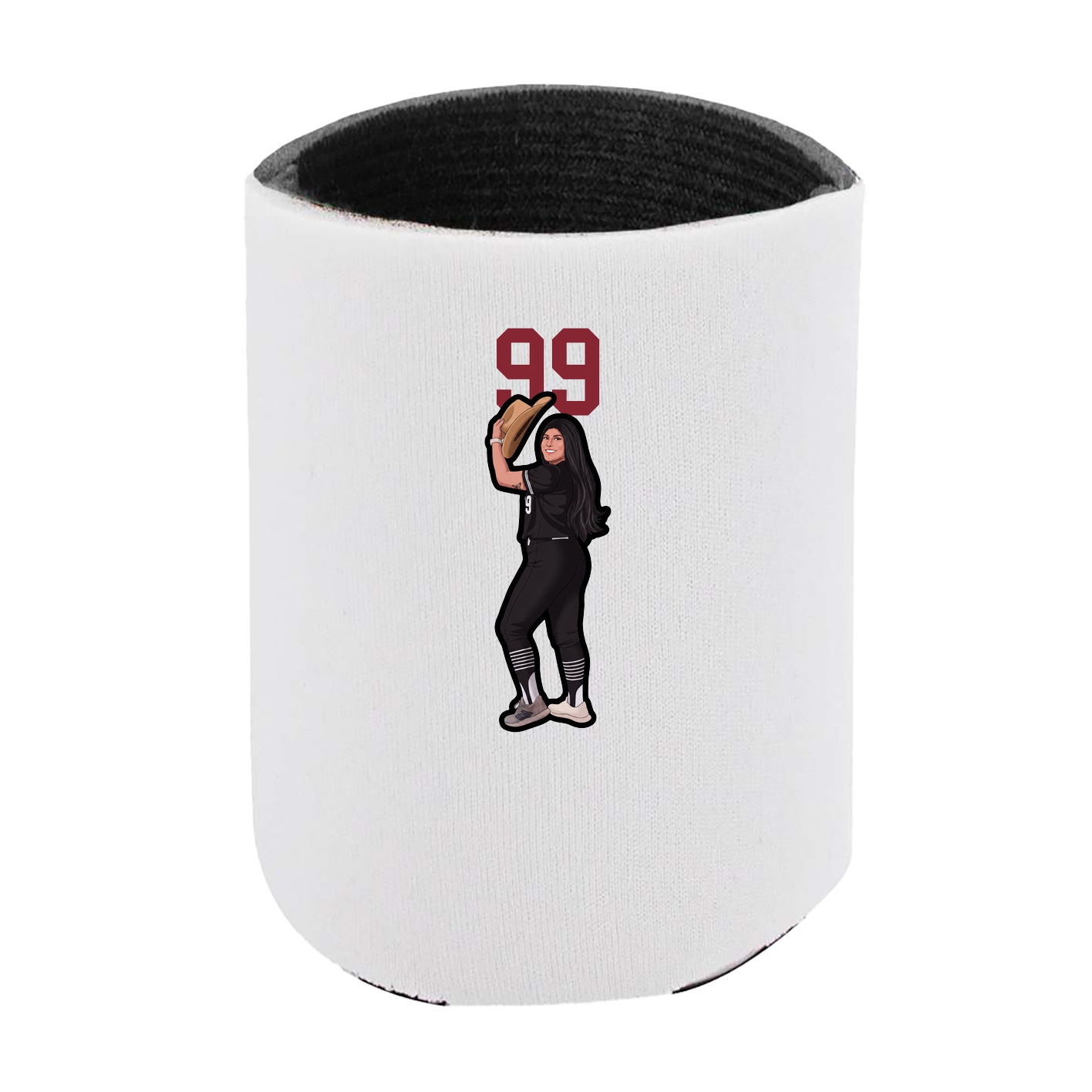 Can Holder — Number Top in White