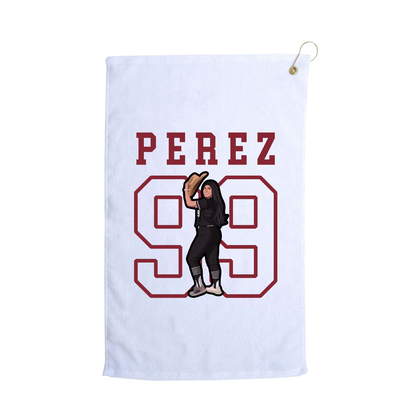 Golf Towel — Shirsey in White