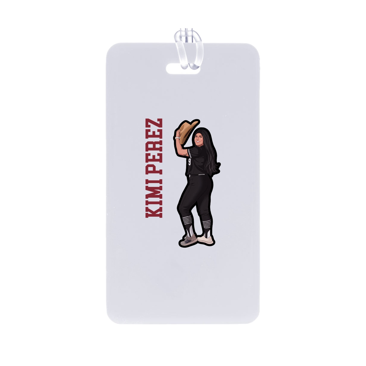 Bag Tag — Name Vertical in Classic