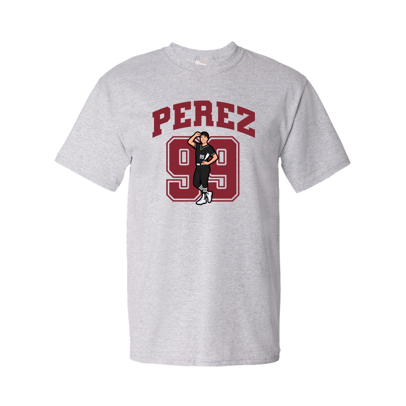 Tee — Number in Grey