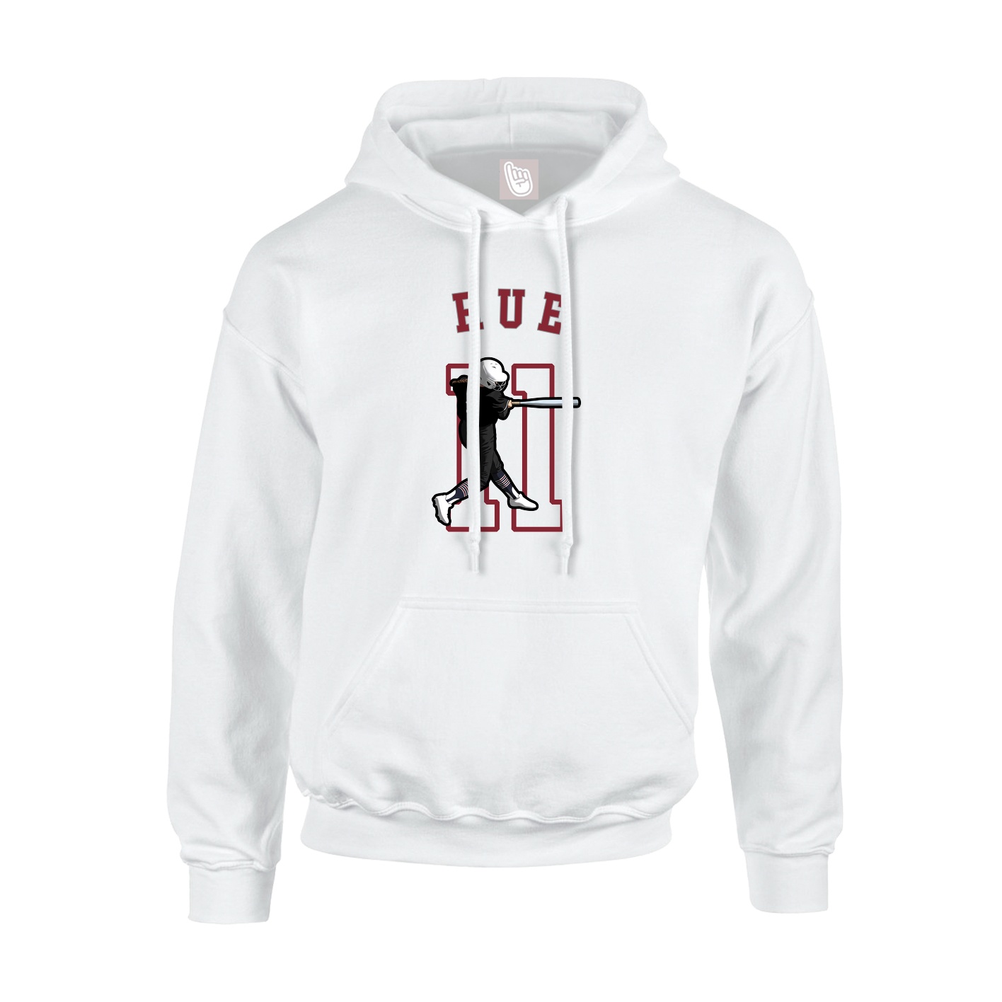 Youth Hoodie — Shirsey Arch in White