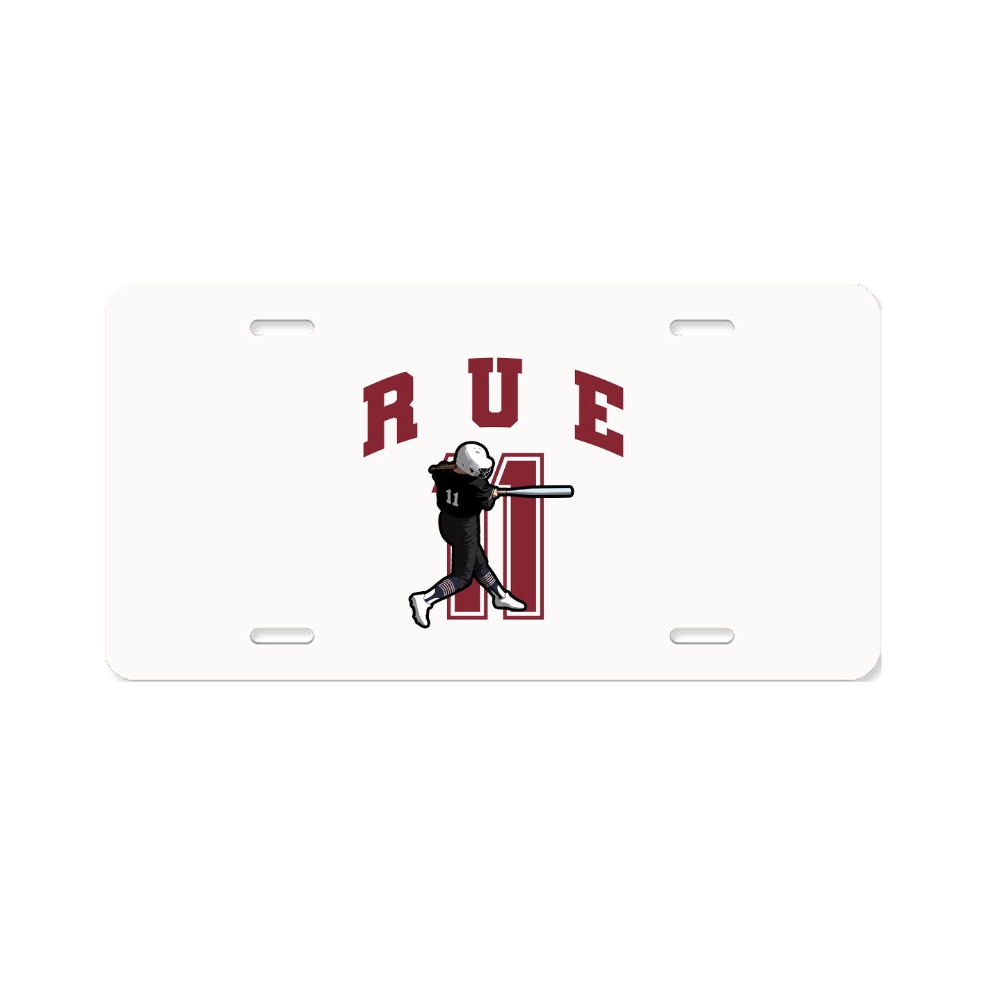 License Plate — Number in Classic