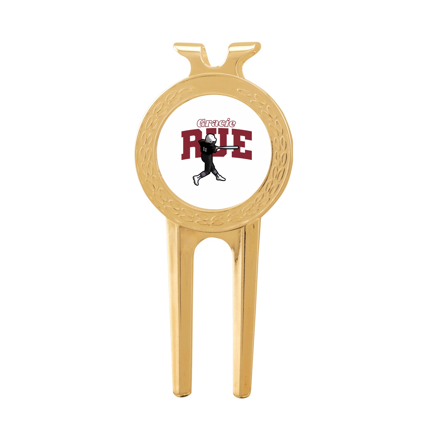 Divot Tool with Ball Marker — Name Arch in Classic