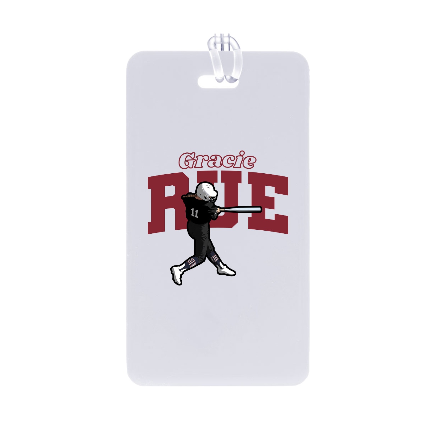 Bag Tag — Name Arch in Classic