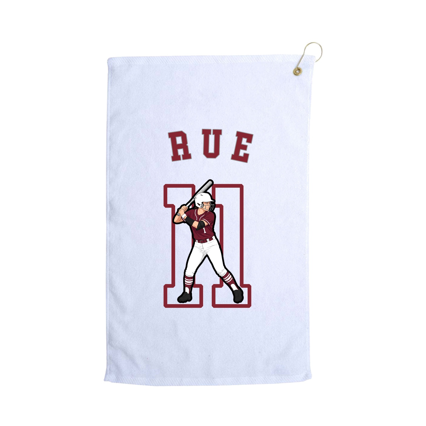 Golf Towel — Shirsey Arch in White