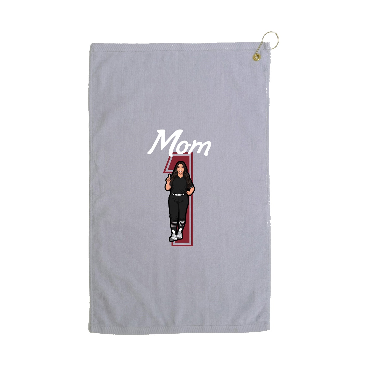 Golf Towel — Mothers Day Shirsey in Grey