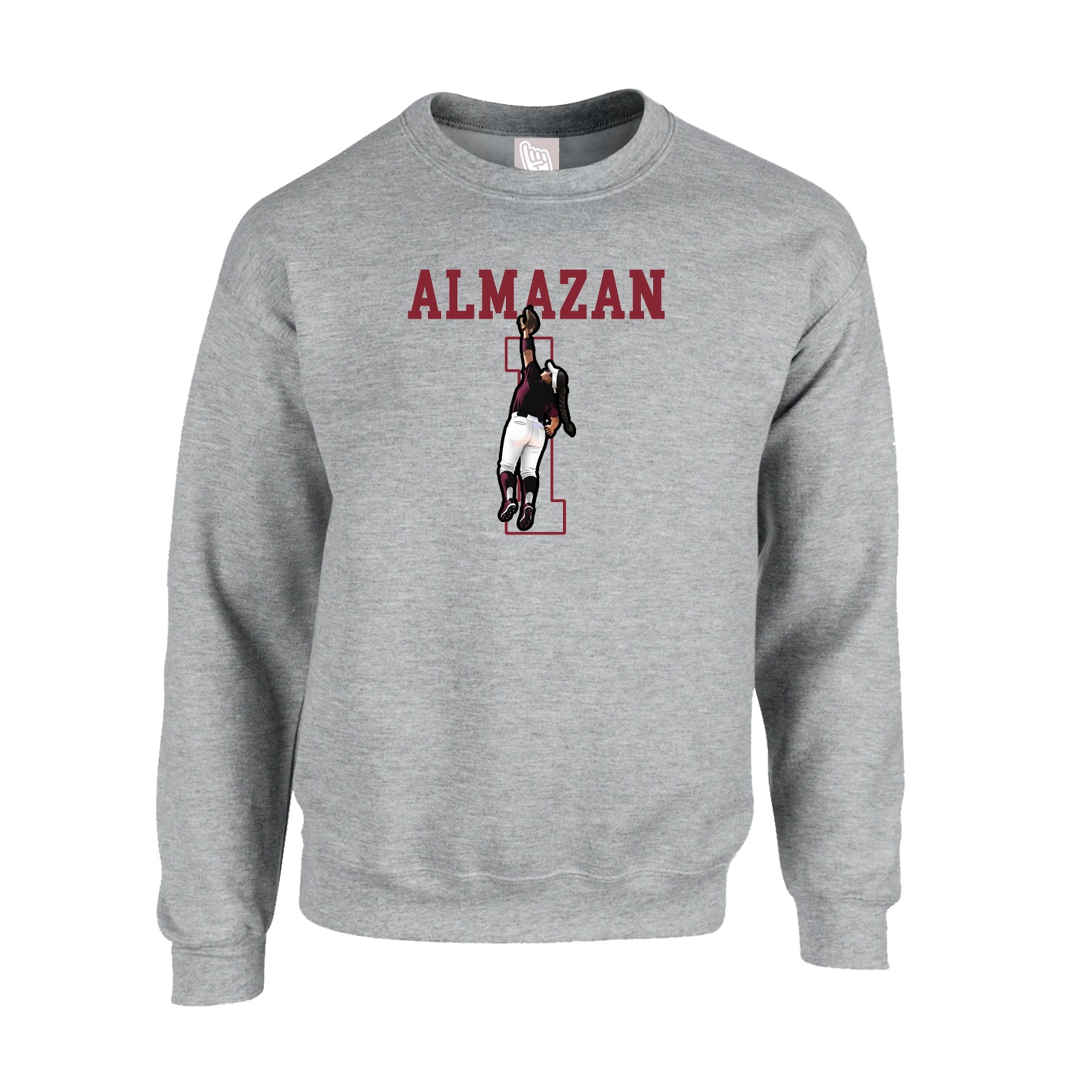 Fleece Crew — Shirsey in Grey