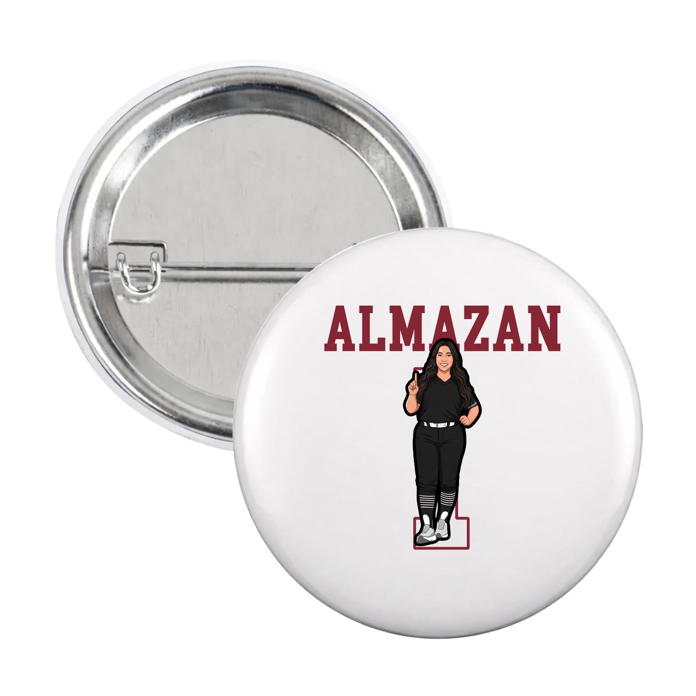 Game Day Button — Shirsey in White