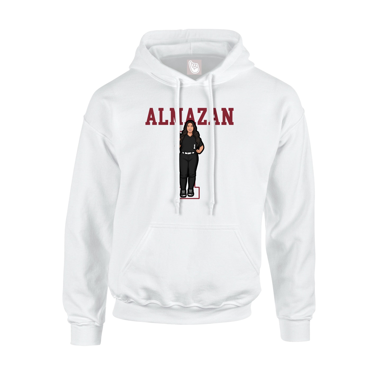 Hoodie — Shirsey in White