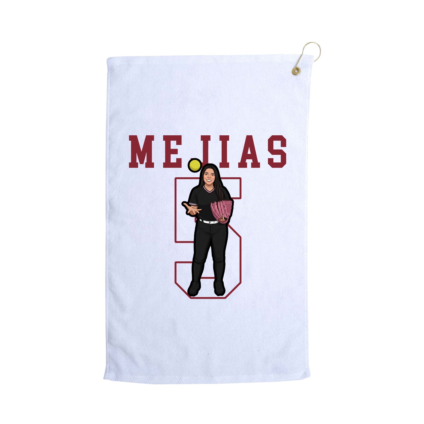 Golf Towel — Shirsey in White