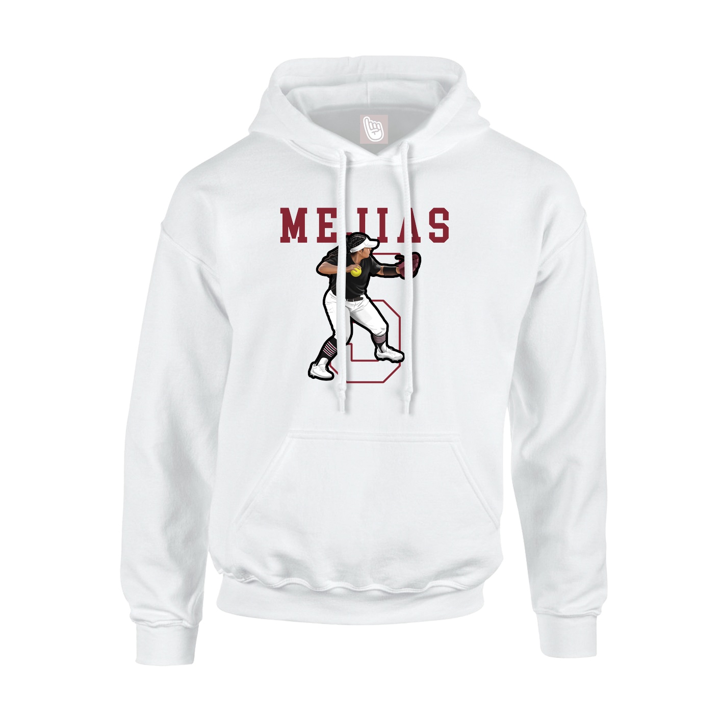Hoodie — Shirsey in White