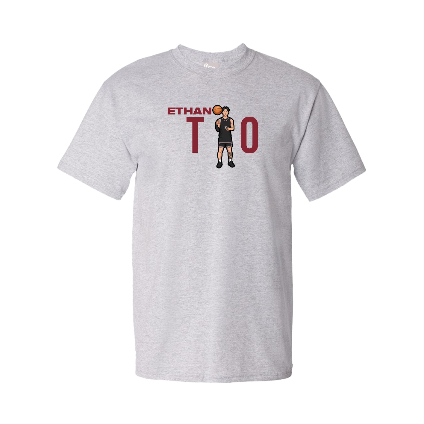 Youth Tee — Player Name in Grey