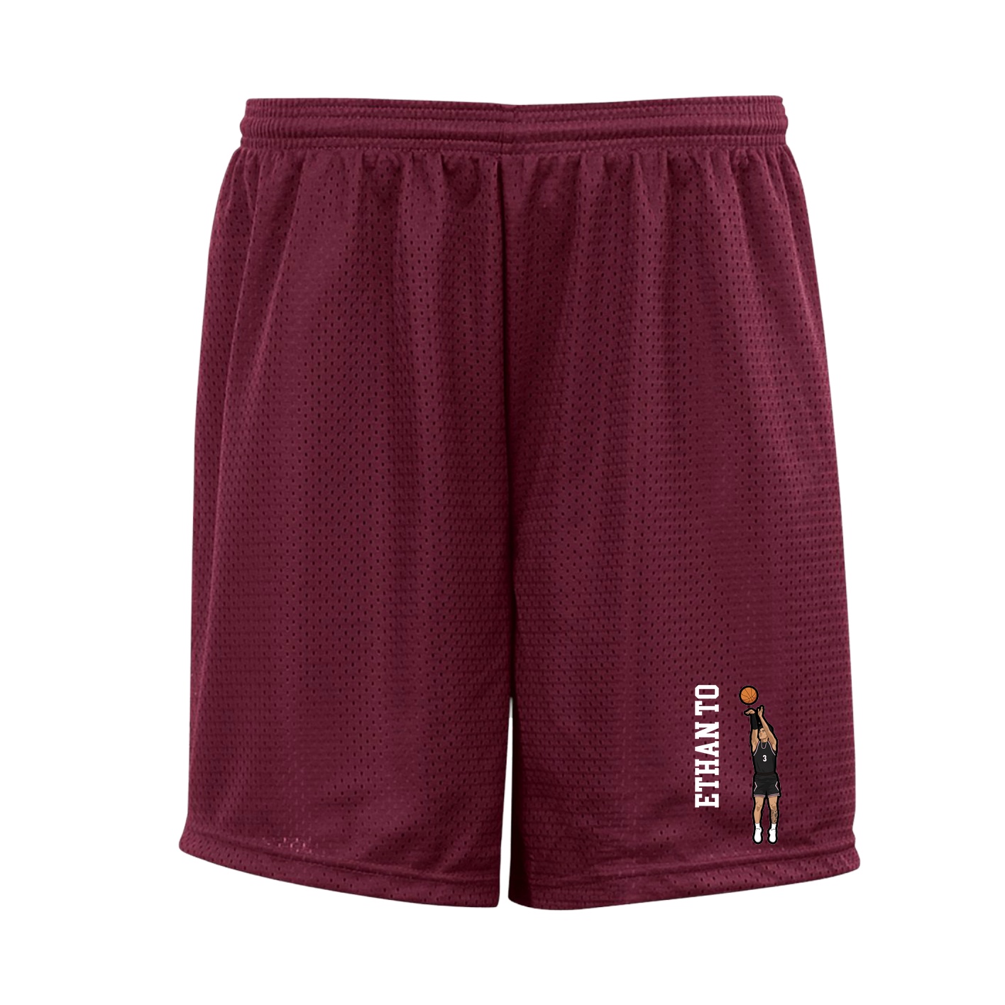 Shorts — Name Vertical in Cardinal