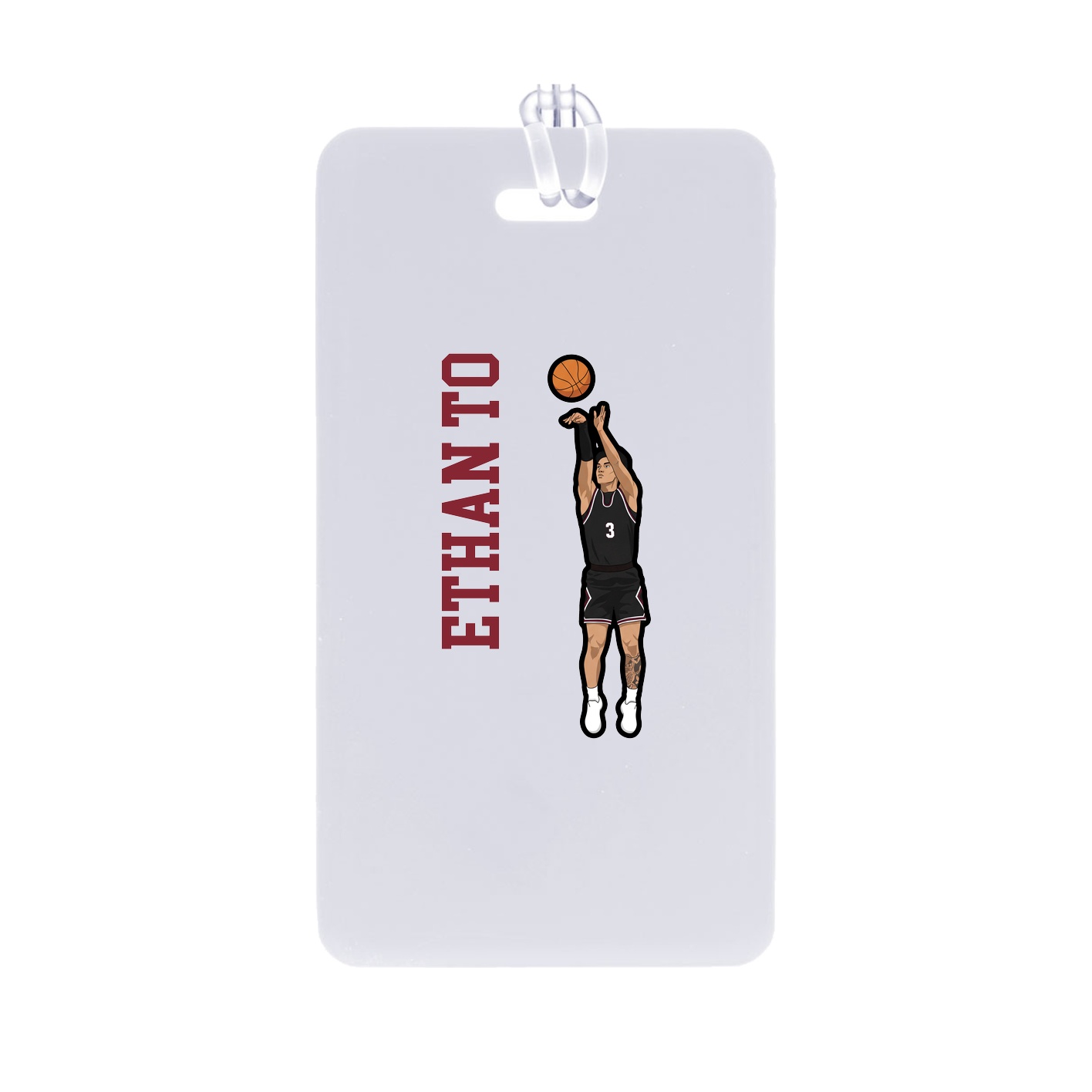 Bag Tag — Name Vertical in Classic