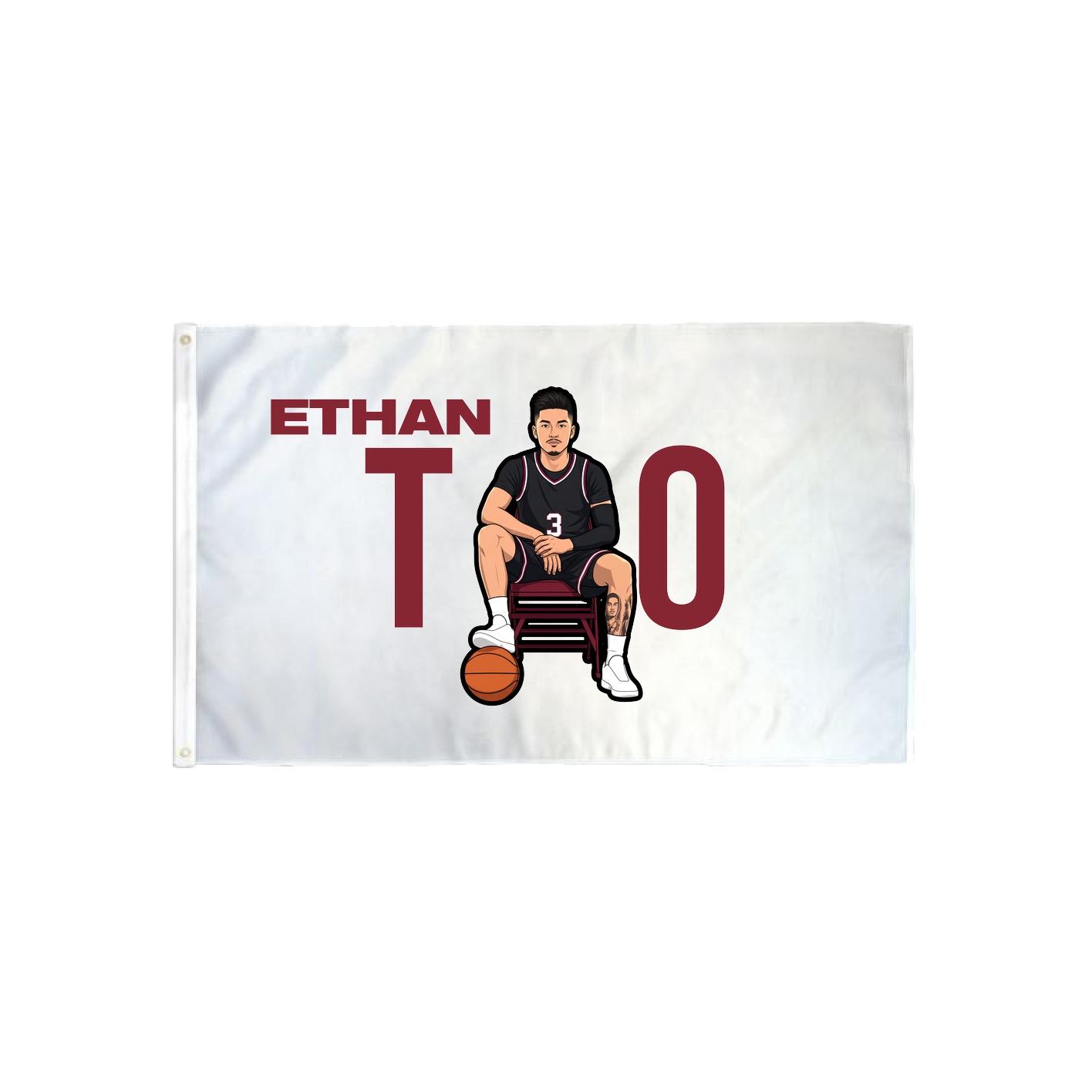 3x5 Flag — Player Name in Classic