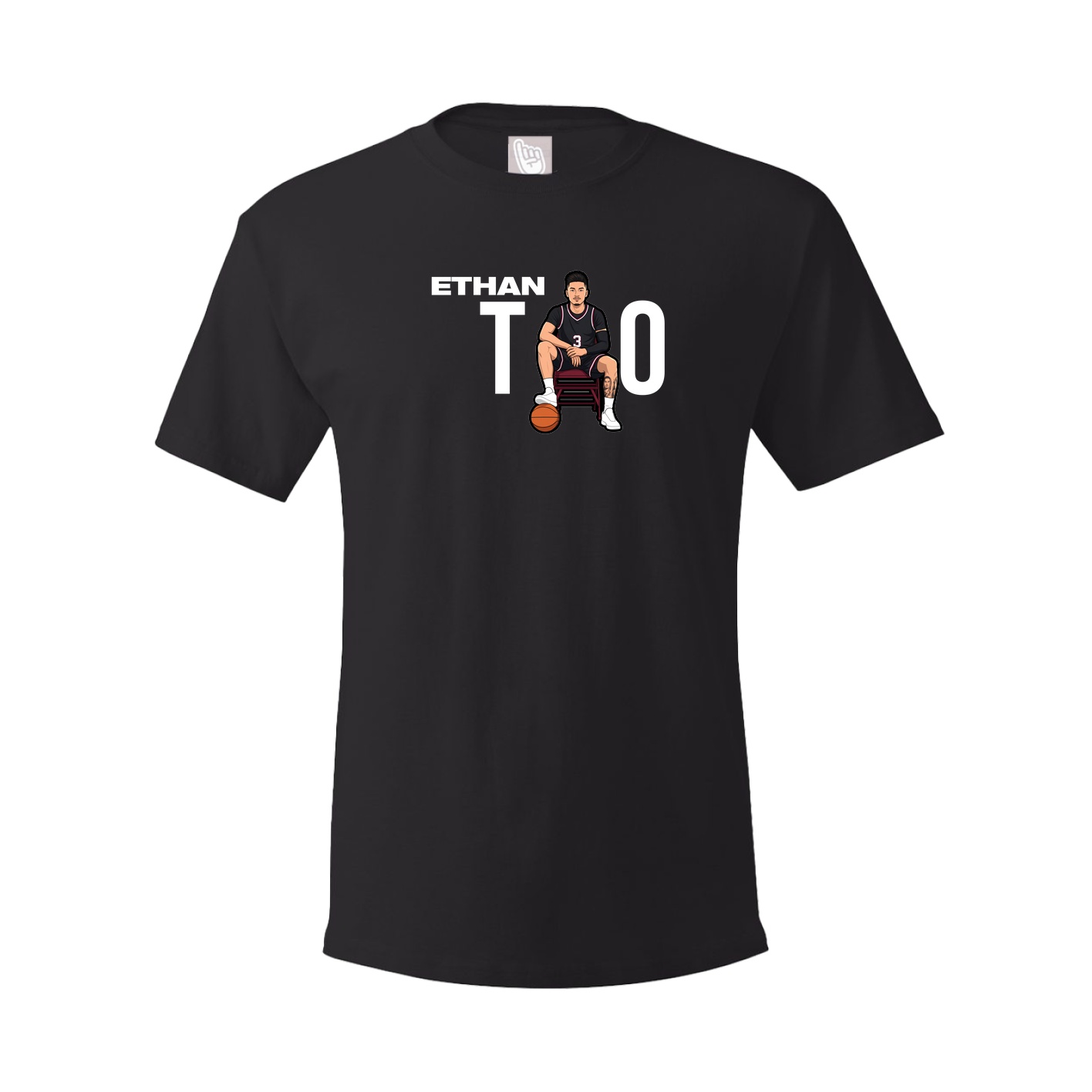 Youth Tee — Player Name in Black