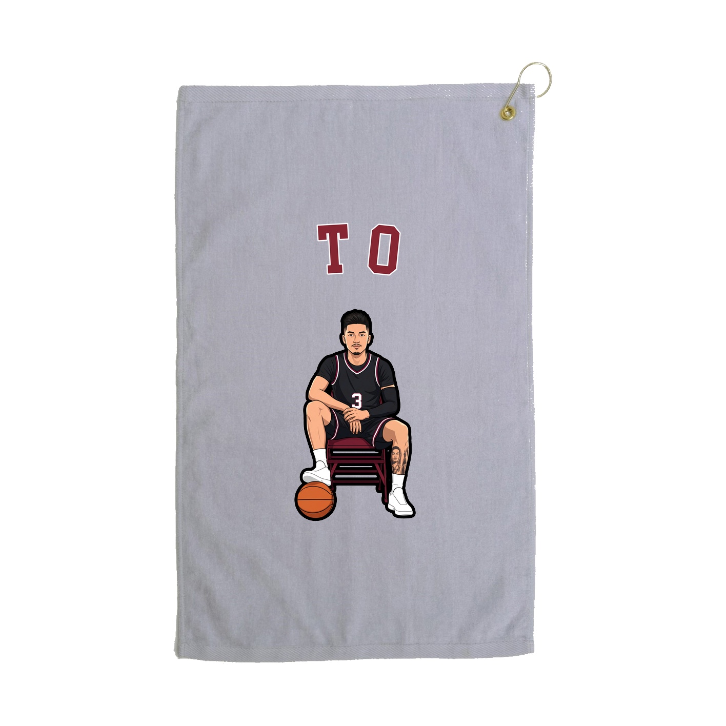 Golf Towel — Shirsey Arch in Grey