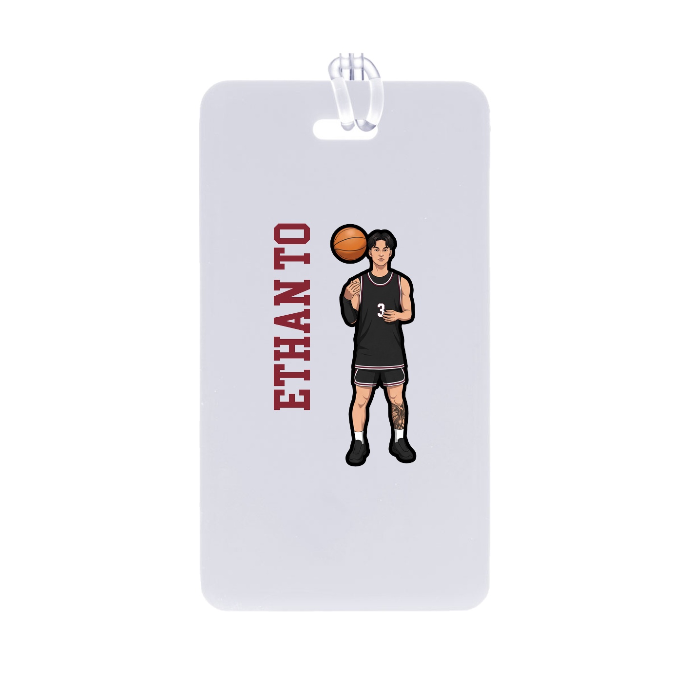 Bag Tag — Name Vertical in Classic