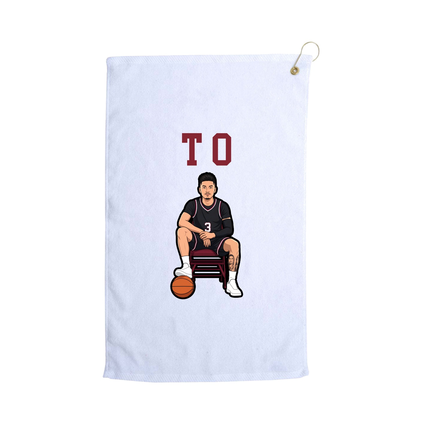 Golf Towel — Shirsey in White