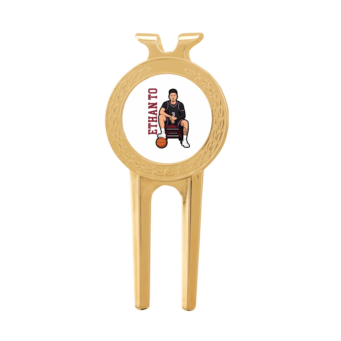 Divot Tool with Ball Marker — Name Vertical in Classic