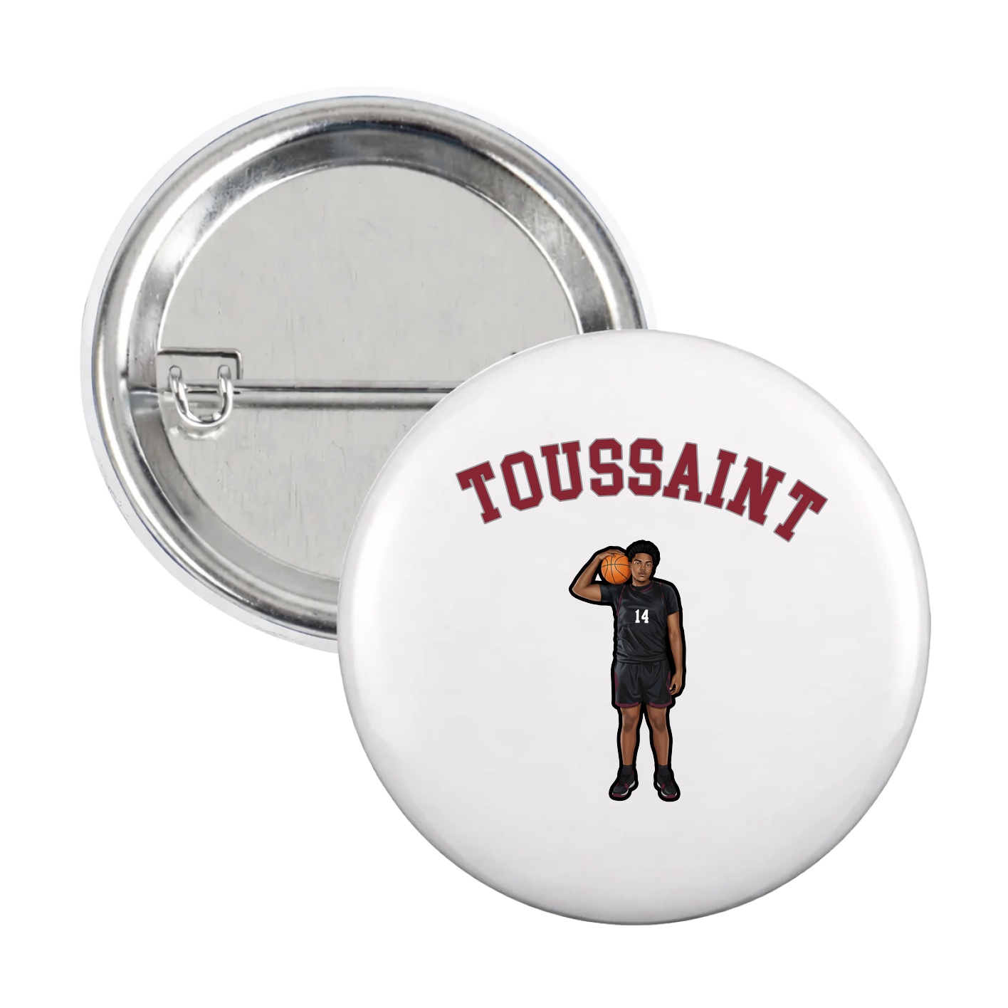 Game Day Button — Shirsey Arch in White