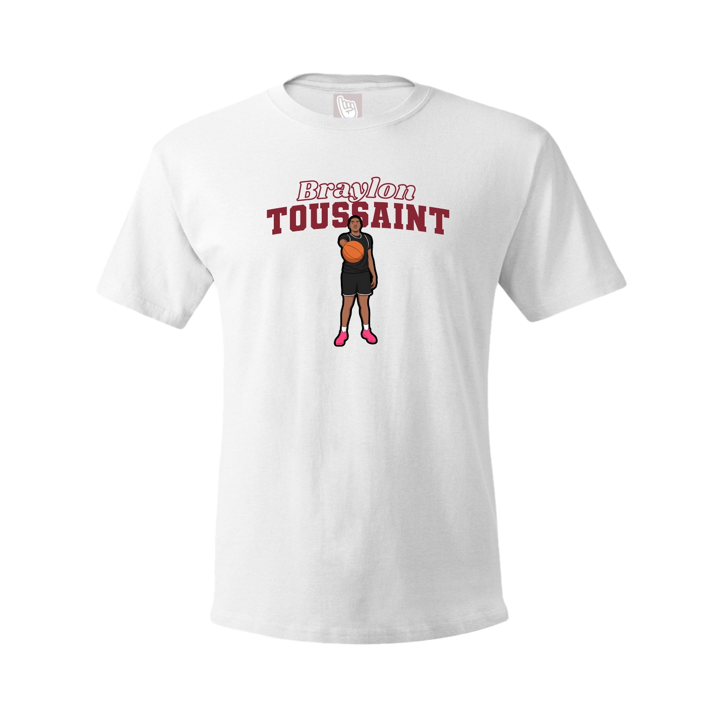 Tee — Name Arch in White
