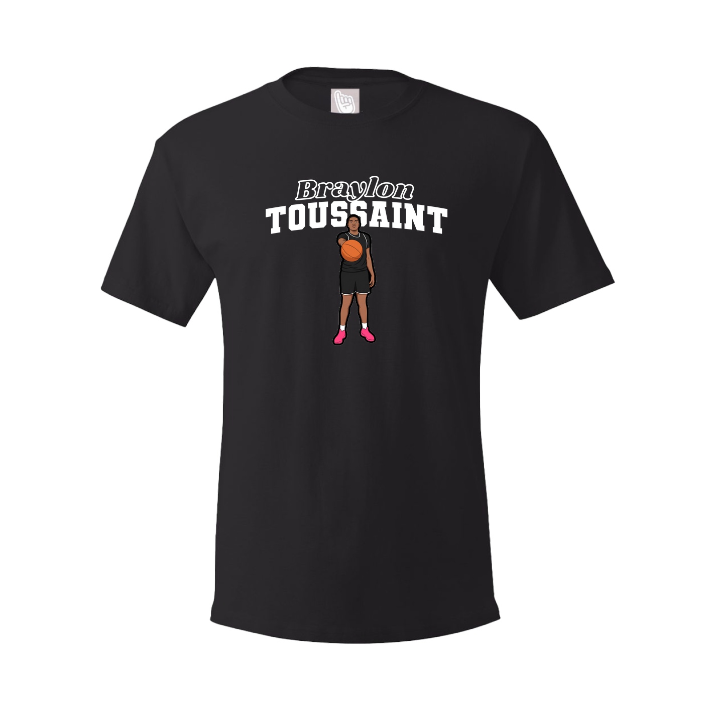 Youth Tee — Name Arch in Black