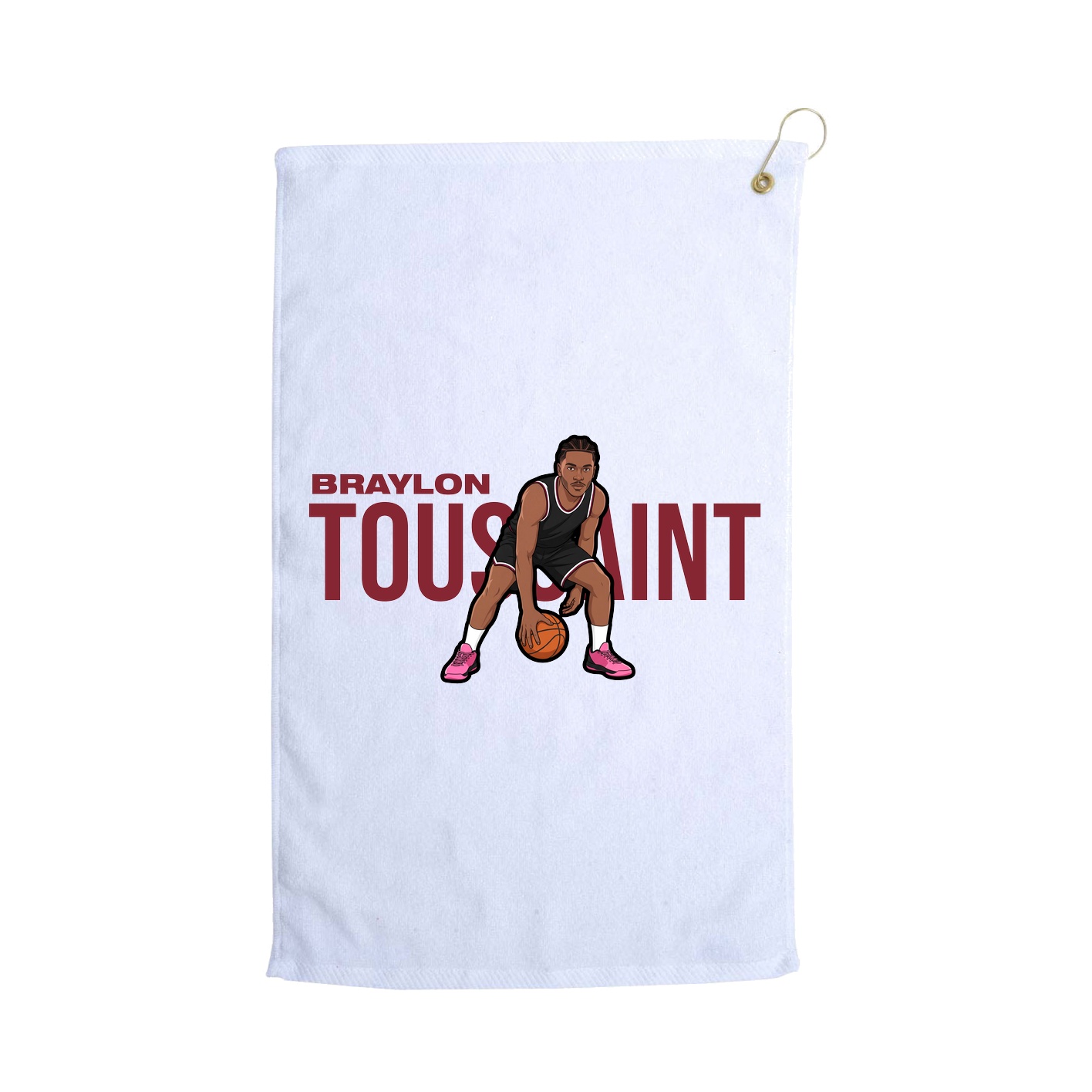 Golf Towel — Player Name in White